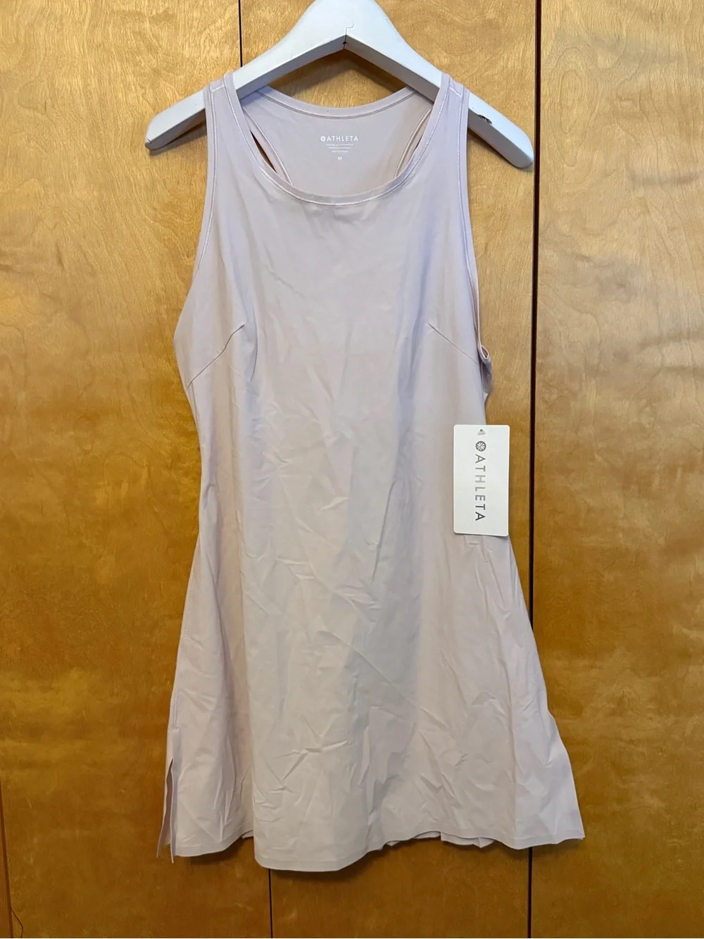 NWT - ATHLETA Athletic Tennis Dress  light purple Women Size Medium - Picture 2 of 11